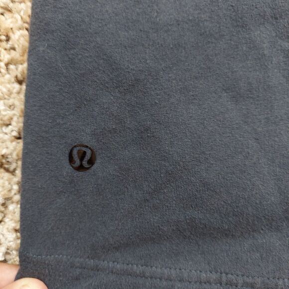 Lululemon Full Zip Stretch Performance Jacket Mens XL Blue Puffer Neck Elbow - Picture 7 of 9